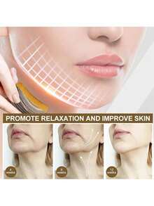 New Lymphatic Drainage Facial Brush, Dry Brush Facial Brush, Lymphatic Drainage Massager Suitable For Face, Chin And Jawline Sculpting, Ergonomic Design Fits The Skin And Relieves Fatigue. - Multicolor - View 6