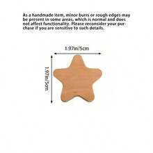 1PC Solid Wood Wall Hook, Wall Hanging Clothes Hook, Star Moon Cloud Cartoon Hook - 1PC - View 11