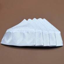 5pcs Islamic Hats, Muslim Caps, Suitable For Celebrations And Festivals, Minimalist And Breathable - White - View 8