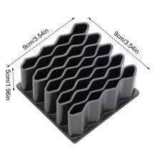 Ointment Holder Desktop Ointment Stand Silicone Material Cosmetics Storage Rack Pen Holder Home Ointment Compartment Organizer - Black - View 4