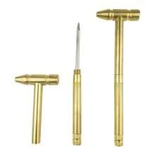 6-In-1 Mini Craft Hammer Screwdriver Set Copper Alloy Gold Detachable Micro Screwdriver Perfect Hand Tool For Diy Project - 6-in-1 Multi-functional Screwdriver and Hammer - View 10