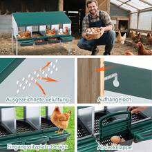 Pet Cages - 4-hole With Legs,Green - View 2