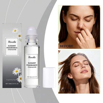 Roxelis 洋甘菊优雅香氛身体喷雾/香氛片，自然淡雅的香味，适合日常通勤和约会。