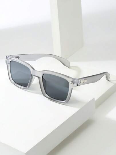 1 件复古方形框架高端时尚男士眼镜，适合驾驶、旅行、休闲、度假、户外运动和夏季海滩度假、户外、旅行的日常使用