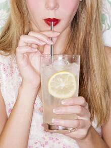 1/2/6Pcs Extra Long Reusable Stainless Steel Metal Straws With Cleaning Brush For 30/40oz Cups Replace Plastic - Multicolor - View 10