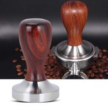 58mm Flat Base Stainless Steel Coffee Tamper: Precision Tool For Baristas And Cafes. - Redwood - View 4