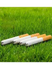 4pcs Prank Bubble Wands, Realistic Cigarette Shaped Bubble Blowers, Handheld Bubble Cigarette Props, Fun Prank Bubble Cigarette Wands, Adult Stress Relief Magic Bubble Makers, Party Atmosphere Props, Suitable For Weddings, Parties, Anniversaries, Birthday Gatherings - Multicolor - View 10