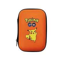 1pc Card Holder Pikachu Zipper Letters Storage Box Album Case Pouch Vmax GX Vstar Game Collection Cards Sleeves Pack Gifts Pokemon Cards Black Card Game Case Game Box Battle Trainer Gift - Multicolor - View 6