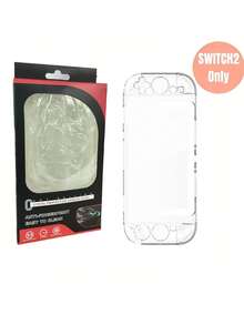Switch2 Transparent Protective Case Set, Suitable For Switch2 Console And Joy-Con Controllers - Scratch-Resistant Ultra-Thin Protective Cover With Anti-Fingerprint Coating - White - View 1