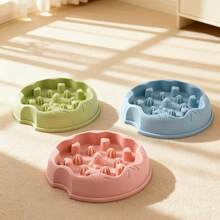 甜甜圈造型慢食宠物碗，防呛防翻，猫狗粮水碗 - 100ml - 查看 1
