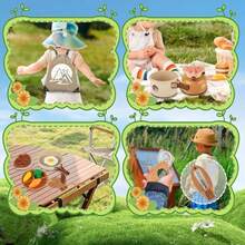 Juego juguetes camping para niños tienda cocina juguetes niñas simulación interior exterior perfecto para citas juegos regalos cumpleaños - como en la foto - Ver 3