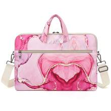 DACHEE Laptop Shoulder Bag For 15 Inch/15.6 Inch  Pro - PinkMarbleShoulder15inch156inch - View 6