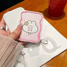 Foldable Makeup Mirror With Comb, 2-In-1 Handheld Compact Mirror, Cute Portable Comb - Multicolor - View 2