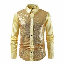 Men Cosplay Clothing - Gold - View 1