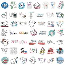 100 pezzi Adesivi per proteggere i denti, decorazioni, diari, decorazioni retrò per stanze, frigoriferi, armadi, scaffali, power bank, pareti, porte e finestre, borracce, quaderni e altri oggetti di uso quotidiano - Stile casuale - Visualizzare 5