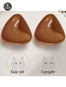 1 对加厚三角双面自粘式聚拢胸垫 | 倒 V 形，隐形无痕，使小胸看起来更大，适合泳衣和比基尼内衬。 - 彩色 - 查看 12