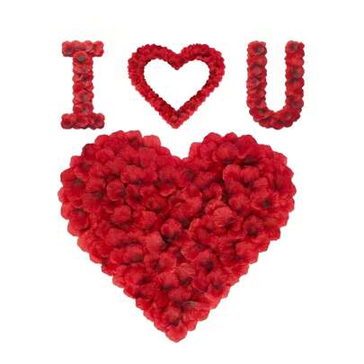 300pcs Colorful Artificial Rose Petals, Romantic Silk Decor Suitable For Weddings, Valentine's Day And Anniversaries