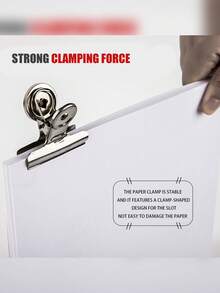 Metal Magnetic Ticket Holder, Magnetic Ticket Clip, Ferrite Magnetic Clip, Hand Wallet, Notebook, File Folder, Refrigerator Sticker, Memo Magnet Clip - Note Holder - View 3