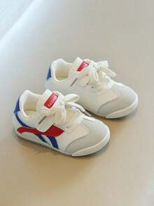 2026 Spring/Autumn New Children Sports Shoes, Girls' Training Shoes, Boys' Casual Sneakers, Infant Soft Bottom Running Shoes - Red - View 2