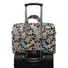 Bolso de hombro para portátil DACHEE de 15 pulgadas/15.6 pulgadas Pro - Calavera gótica de hombro de 13 pulgadas y 133 pulgadas - Ver 4