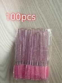 100 Pcs Disposable Mascara Wands Bulk Mascara Eyelash Brush Spoolies Makeup Applicator Eyelash Wands For Eye Lash Extension, Eyebrow Comb, Eyebrow Brush,Eyeshadow Brush,Spoolie,Spoolie Brush - Rectangle - View 11