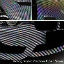 Hình dán xe hơi sợi carbon cầu vồng nhiều kích thước 11,81 inch x 19,69 inch, màu đen bóng cao cấp, đỏ, tím, xanh dương, màng dán PET sợi carbon rèn, hình dán độ xe, màng dán vinyl xe máy, màng dán xe hơi sợi carbon laser. - Một kích cỡ phù hợp cho tất cả - Xem 26