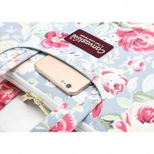 Canvaslove Water Resistant Laptop Shoulder Messenger Bag Sleeve Case For MacBook Pro 16 Inch And 15 Inch-15.6 Inch Laptop (Rose Blue) - 玫瑰藍 - 查看 5