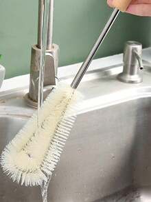 Bottle Cleaning Tool Kit - Includes Bottle Brush, Baby Bottle Brush, Long Handle Small Brush, Suitable For Blender - Apricot - View 9