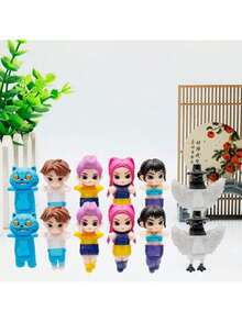 Hasbro 新款可爱韩流女巫组合盲盒，1/3/12个装，天使风格收藏手办，可作汽车/桌面/手机装饰，新年、开学、复活节、情人节礼物，青少年及成人皆宜 - 彩色 - 查看 6