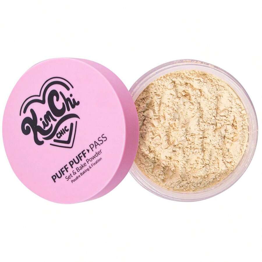 Kimchi Chic Polvo Fijador, Puff Puff Pass, Traslucent, Acabado mate que controla el brillo y la grasa. - 02-plátano - Ver 1