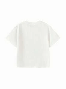 Áo thun ngắn tay bằng cotton mềm mại, kiểu dáng thường ngày dành cho bé trai, in hình chủ đề không gian và phiêu lưu. - Benbai - Xem 2