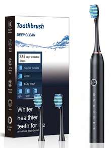 Smart Electric Toothbrush For Adults, Rechargeable Automatic Cleaning Soft Bristles Toothbrush Cleaner For Couples - Multicolor - View 14