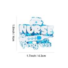 Charm Accessory For Bogg Bags And  Totes Inserts Decorative Accessories For Similar Beach Bag In Beige With Floral Pattern And Durable Fabric - 護士帽注射器款式 - 查看 2