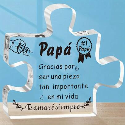 Regalo Dia Del Padre Regalos Papa, Regalos Día Del Padre Regalo Originales Adornos De Acrílico, Regalo Padre Cumpleaños Para La Papá De Hija E Hijo,Seasonal Decoration