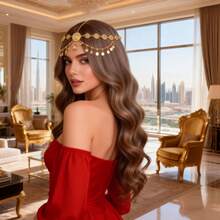 Mặt dây chuyền pha lê hình hoa phong cách Bohemian, dây chuyền nhiều lớp, thích hợp cho đám cưới, tiệc tùng, ngày lễ, quà tặng cho bạn bè và người yêu. - Vàng LNT0015-1 - Xem 8