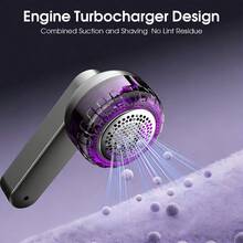 1pc Electric Lint Remover, USB Rechargeable Fabric Shaver, Clothes, Upholstery, Carpet Fuzz Pill Trimmer, Portable Lint Remover - M04 - View 10