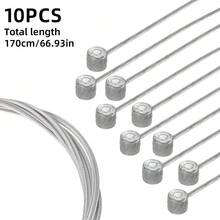 VXM 10根自行车刹车线，通用公路车和山地车刹车变速线，经久耐用，适用于公路车和山地车。 - 彩色 - 查看 8