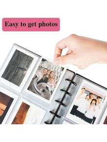 3-Inch 20-Page Mushroom Snap Photo Album, Loose-Leaf Storage Album - Multicolor - View 4