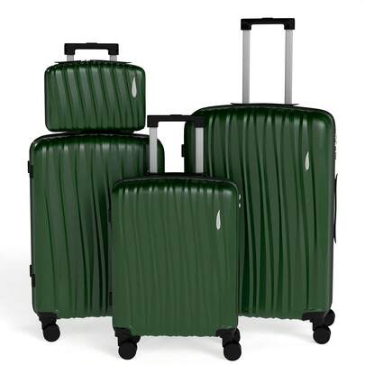 YSTYLE The Five-Piece Suitcase Set Is Available In A Variety Of Colors, Made Of ABS Material, And Features A Combination Lock And Quiet Multidirectional Wheels. It's Suitable For Business Trips, Carry-On Luggage, And Study Trips.