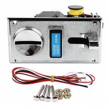 Selector de receptor multimoneda, receptor de ranura para monedas de juego inteligente de alta precisión, adecuado para máquinas expendedoras con mecanismo de juego de arcade. - Blanco - Ver 4