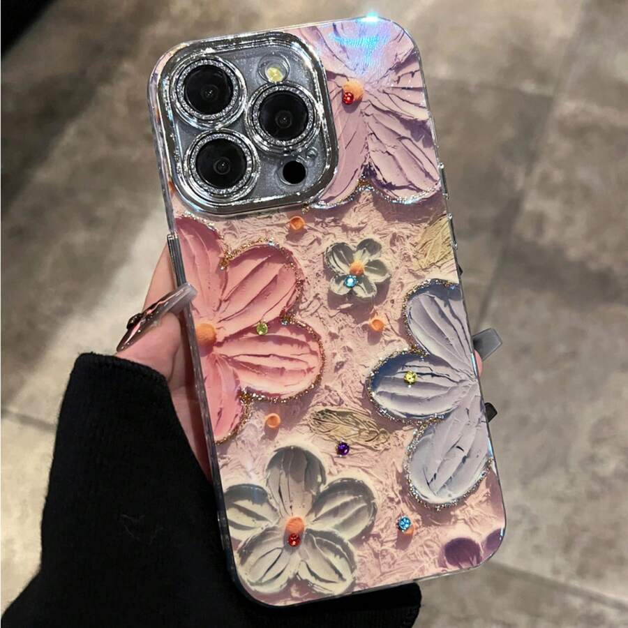 Impact-Resistant Case With Floral Pattern In Oil Painting. Compatible With IPhone 11 Pro Max, 11 Pro Max, 12 Pro, 12 Pro Max, 13 Pro Max, 13 Pro Max, 14 Pro Max, 14 Plus, 15 Plus, 14 Pro, 14 Pro Max, 15 Pro, 15 Pro Max, 16 Pro, 16 Pro Max, 16 Plus, 7 Plus, X, XR, XS Max, 7. Compatible With Samsung A05, SA14, A15, A55, S22 Ultra, S23 Ultra, S23 S24 Ultra, Redmi POCO F6 Pro, Poco X6 Pro, Poco X6, 12, 13 C, A3, Note 11, Note 12 4G, Note 12 5G, Note 12 Pro 5G, Note 13 5G, Note 13 Pro 4G, Note 8. - J2B - 查看 1