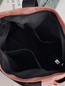 Single Shoulder New Bag, Fashionable Zipper Tote Bag, Oxford Cloth Lightweight Crossbody Bag, Versatile And Large Capacity Bag - Multicolor - View 5