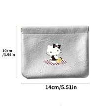 1pc Automatic Closure Portable Data Cable Organizer Bag, Suitable For Earphones, Chargers, Power Banks, Cosmetics Samples, Mini Pouch - Multicolor - View 16