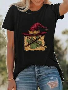 Women Outdoor Tees & Tanks - Black - View 1