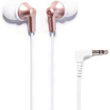 ErgoFit - Auriculares con Cable con micrófono 3.5 mm Jack con micrófono y Driver de Llamadas Auriculares ergonómicos de Ajuste Personalizado S/M/L para teléfonos y portátiles-013 - Oro rosa - Ver 8