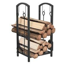 Firewood Racks - Black - View 7