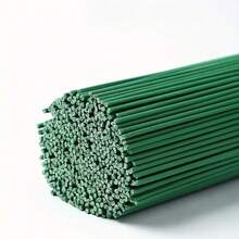 Handmade Floral Stem, Iron Wire Artificial Flower Crafting DIY Stem, Wholesale Green Coated Stem Accessories - 40cm - View 8