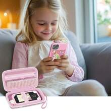 Smartphone Case Compatible With Luyiilo/For Yosfeng/For WEOLULI/For Luoba/For Kikidex Toddler Girl Boys Cell Mobile Phones Toys Learning Games Player Storage Holder- Pink Box OnlyChildren's Growth Games, Fun And Joyful, Essential For Childhood - Pink - View 8
