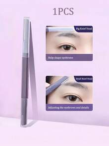 3/2/1pc Double-Headed Eyebrow Trimmer, Eyebrow Trimmer With Protective Cover, Newly Designed Eyebrow Trimmer, Eyebrow Razor - Multicolor - View 7