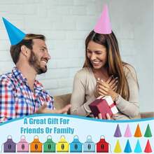 Premium 2 Pcs Playful Crayon Themed Outfit Apron Cone Hat Unisex Adult Teacher Family Group Cosplay Party Dress-Up - Multicolor - View 4